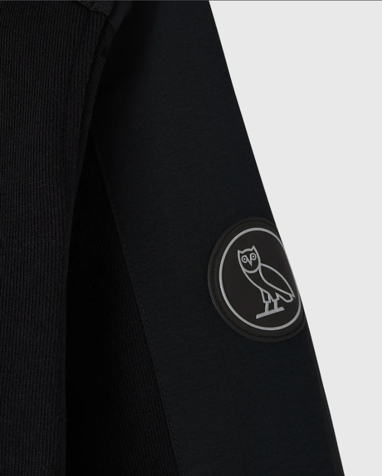 Nylon Overlay Crewneck