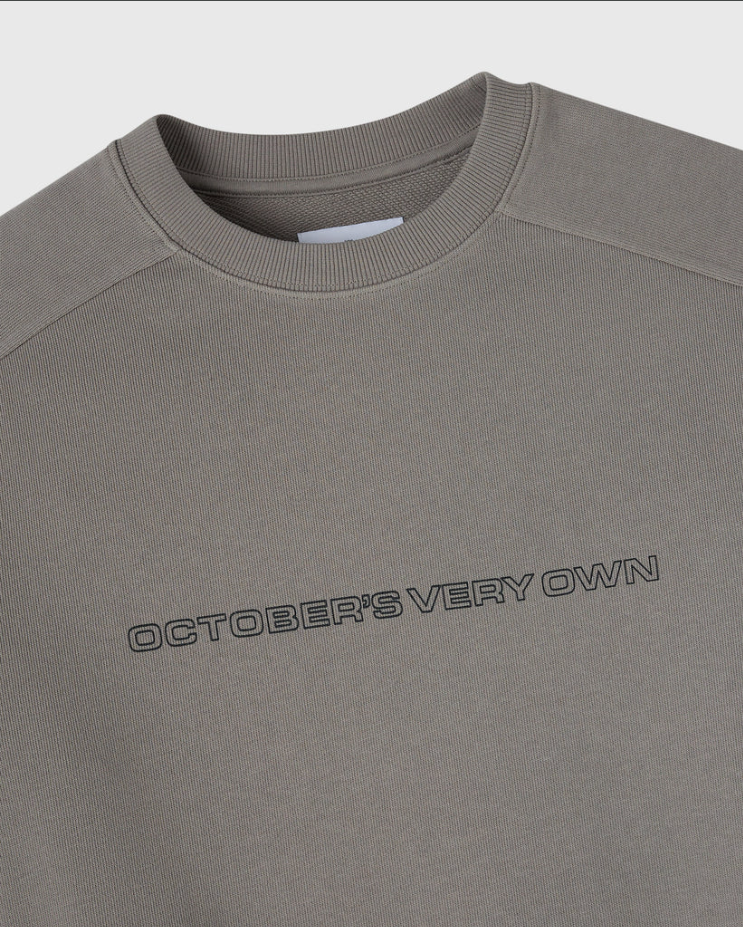 Nylon Overlay Crewneck